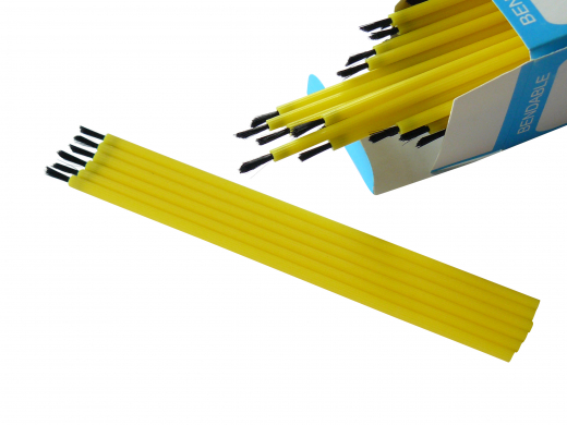144x Applikatorpinsel, 140 mm, flexibel, gelb
