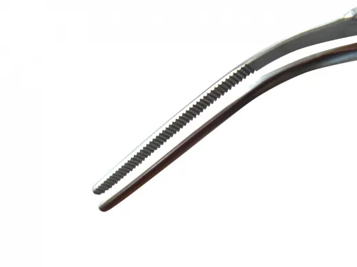 2x Artikulationspinzette Miller, gebogen