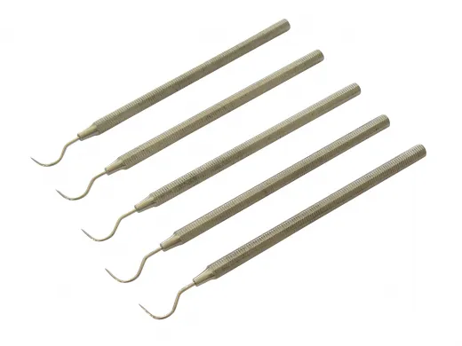 5x Skaler Habichtschnabel, rund gebogen, einendig