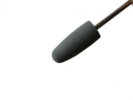 12x Silikonpolierer, 2,35 mm Schaft, grobe Körnung, grau