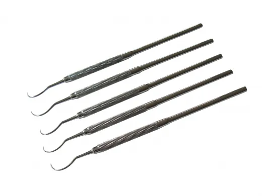 5x Zahnsonde Fig. 43 mit rundem Griff