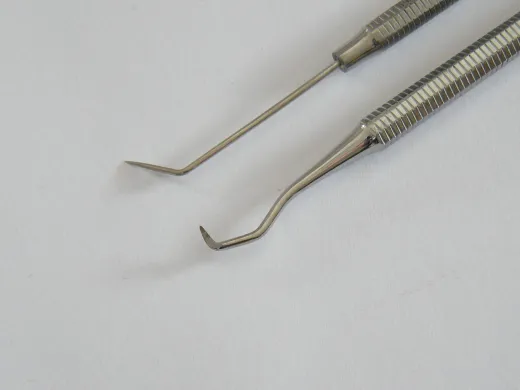 Zahnsonde zweiendig Fig. 2, 8-Kant Griff