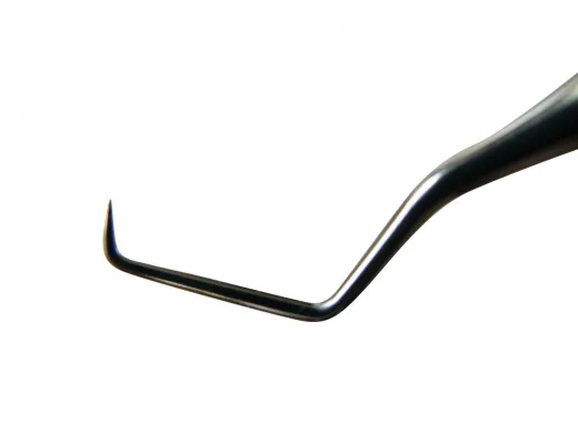 Zahnsonde zweiendig Fig. 6, 8-Kant Griff