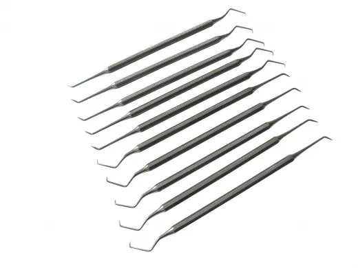 25x Zahnsonde zweiendig Fig. 6, 8-Kant Griff