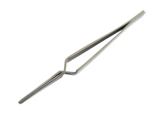 Piercing Kugelhalterpinzette F2, selbsthaltend, für Kugeln ab 2mm