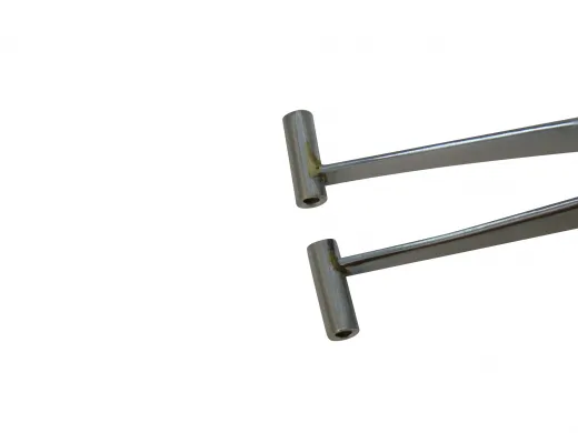 Piercingpinzette 14cm rostfreier Edelstahl