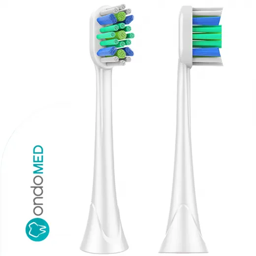 12x Ersatzbürsten kompatibel mit Philips Sonicare Aufsteckbürsten - Bürstenköpfe Medium-Weich, M2