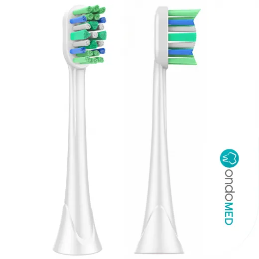 4x Ersatzbürsten kompatibel mit Philips Sonicare Aufsteckbürsten - Bürstenköpfe Medium-Weich, M3