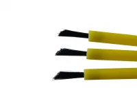 144x Applikatorpinsel, 140 mm, flexibel, gelb