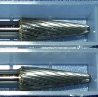 2x HM Fräser Konus 6mm Schaft SL-2M-6-#3