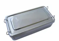 Instrumentenbox - Steribox mit Bügelverschluß, 20x10x5 cm