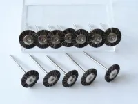 144x Polierbürste 19 mm Ziegenhaar braun MSHS68G