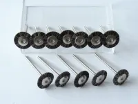 144x Polierbürste 17,4 mm Ziegenhaar braun MSHS116G