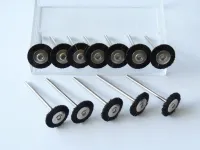 144x Polierbürste 17,4 mm hart schwarz MSHH1116B