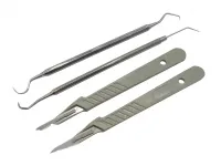 4er Set Entgitterhaken Entgitternadel für Folien Plotter zweiendig, Länge 16cm