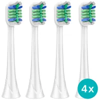 4x Ersatzbürsten kompatibel mit Philips Sonicare Aufsteckbürsten - Bürstenköpfe Medium-Weich, M1