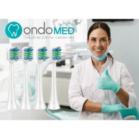 12x Ersatzbürsten kompatibel mit Philips Sonicare Aufsteckbürsten - Bürstenköpfe Medium-Weich, M1