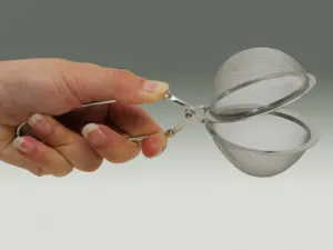 Zahnsieb, aufklappbar, Länge 17 cm, Durchmesser 6 cm