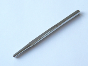Mundspiegelgriff, 6-kant, extra leicht, Länge 12 cm, Ø 7 mm, mit Gewinde