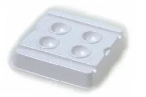 100x Mischnapf Mischpalette 4 Well, 50 mm x 50 mm