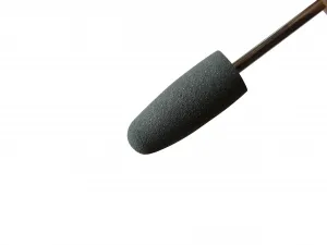 12x Silikonpolierer, 2,35 mm Schaft, grobe Körnung, grau