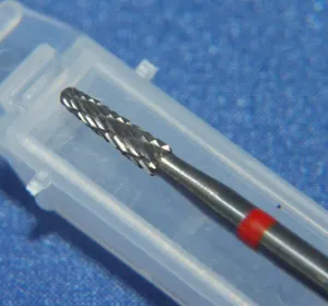 HM Fräser Konus rund 2,35mm kreuzverzahnt mittel #30480