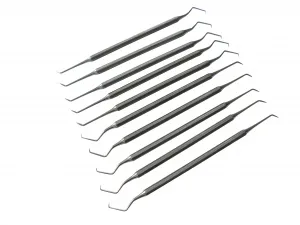 25x Zahnsonde zweiendig Fig. 6, 8-Kant Griff