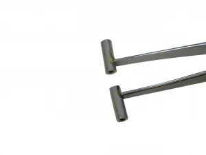 Piercingpinzette 14cm rostfreier Edelstahl