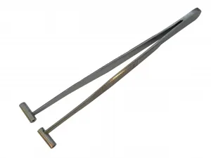 Piercingpinzette 14cm rostfreier Edelstahl