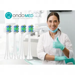 12x Ersatzbürsten kompatibel mit Philips Sonicare Aufsteckbürsten - Bürstenköpfe Medium-Weich, M2